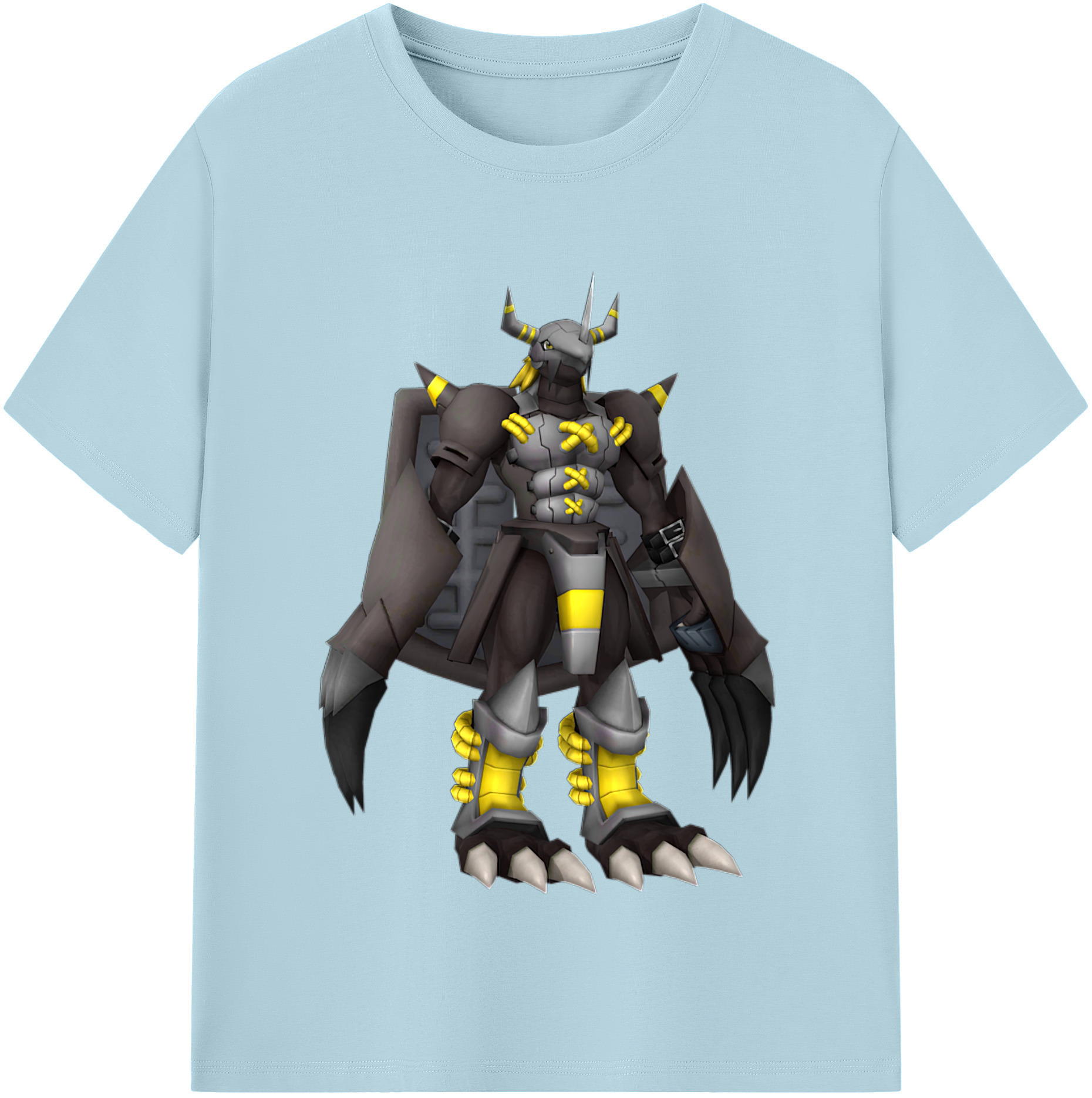 （画像用） Digimon デジタルモンスター/デジモン 綿100％半袖Tシャツ（フロントプリント）